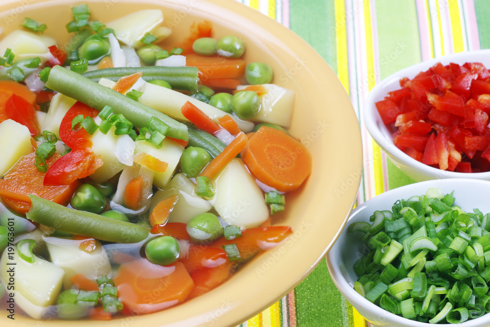 Diet vegetable soup. Diet vegetable soup.