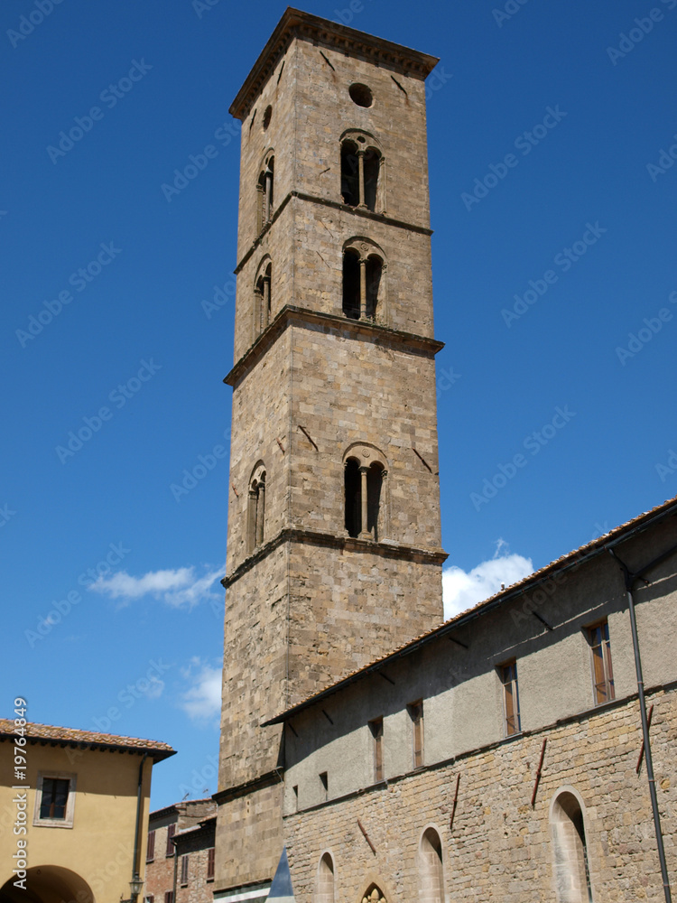 Volterra - the bell tower of Duomo
