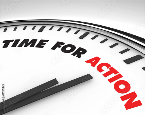 Time for Action - Clock #19767463