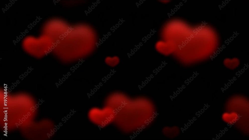 Red flying heart,seamless loop.1080p Red flying heart,seamless loop.1080p