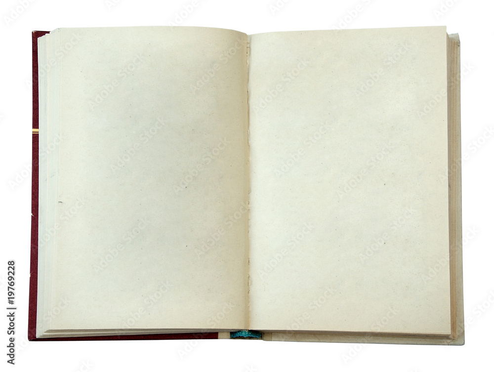 blank open book blank open book