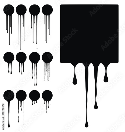 excellent high quality drips vector illustration