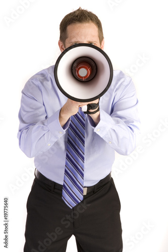 Businessman Shouting