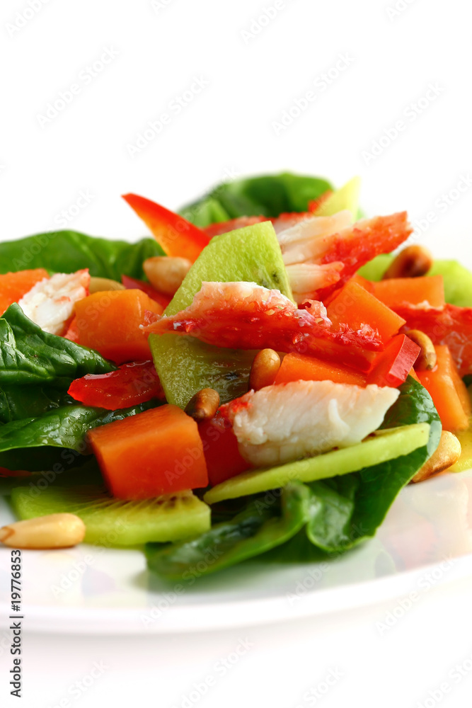 salad with crab meat salad with crab meat