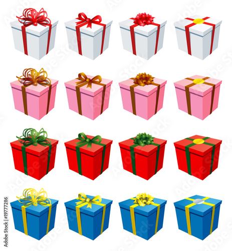 Gift Boxes, Vector Illustration