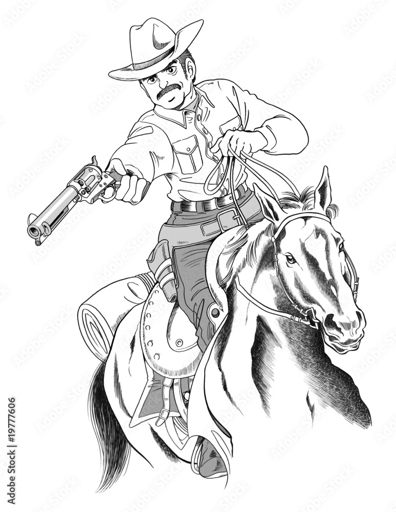 カウボーイ Stock イラスト Adobe Stock