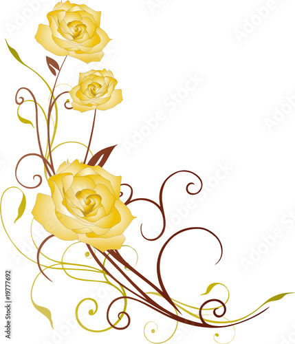 Valentinstag, Valentin, gelbe Rosen, floral, roses