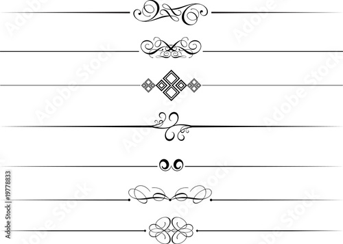 Decorative page dividers