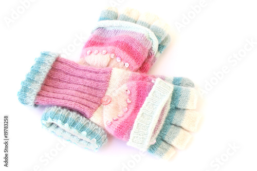 female woolen gloves