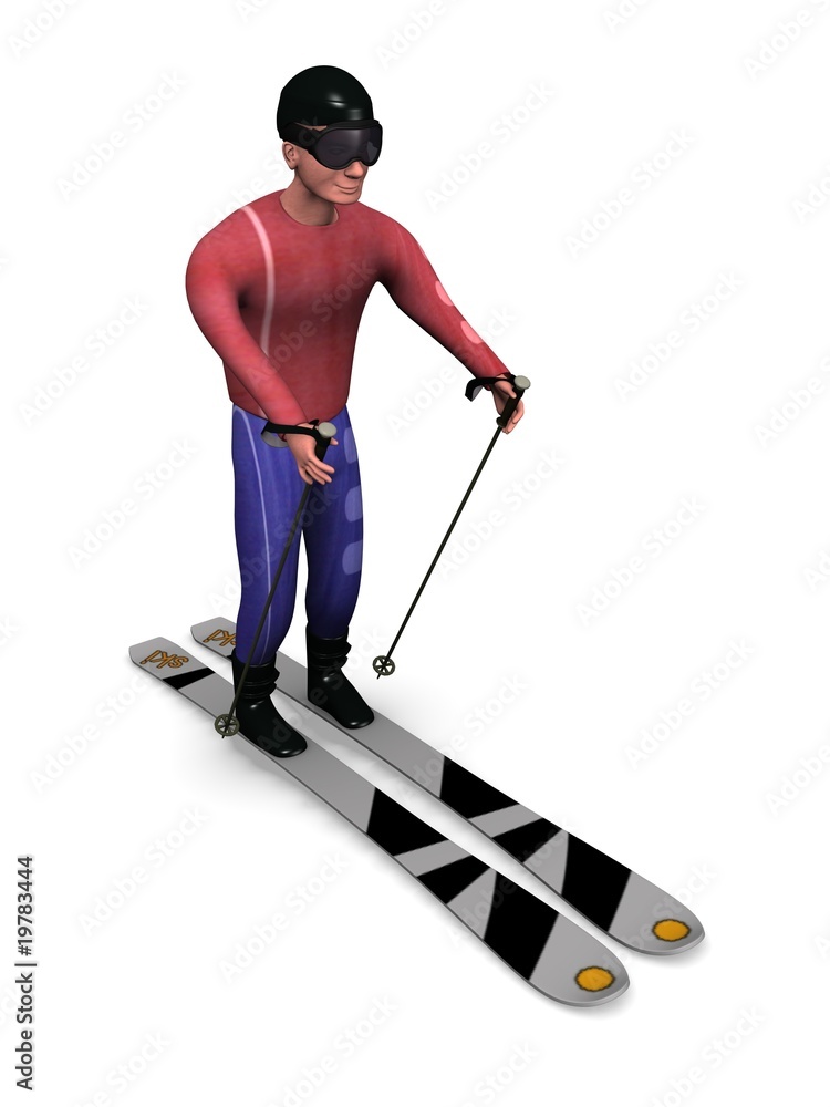 Fototapeta premium skier