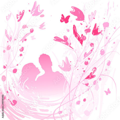 young couple in love