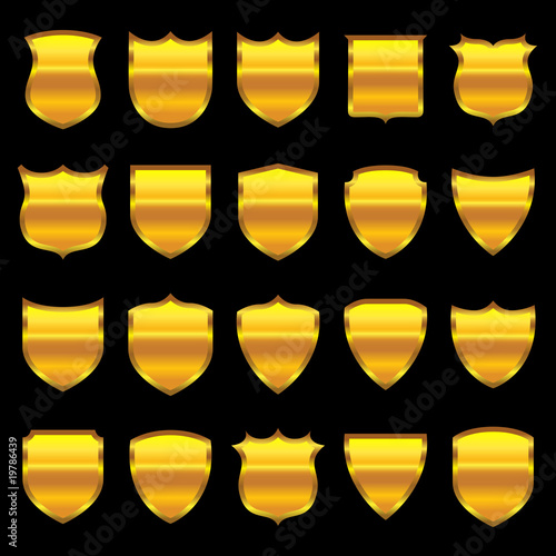 Gold Badge - 1 - Selection of 20