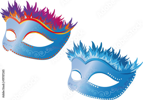 máscaras de carnaval