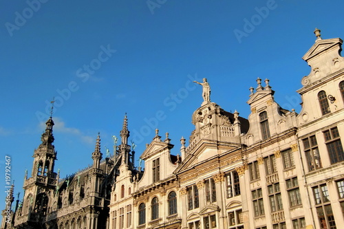 Mittelalterliche Architektur am Grand Place in Brüssel