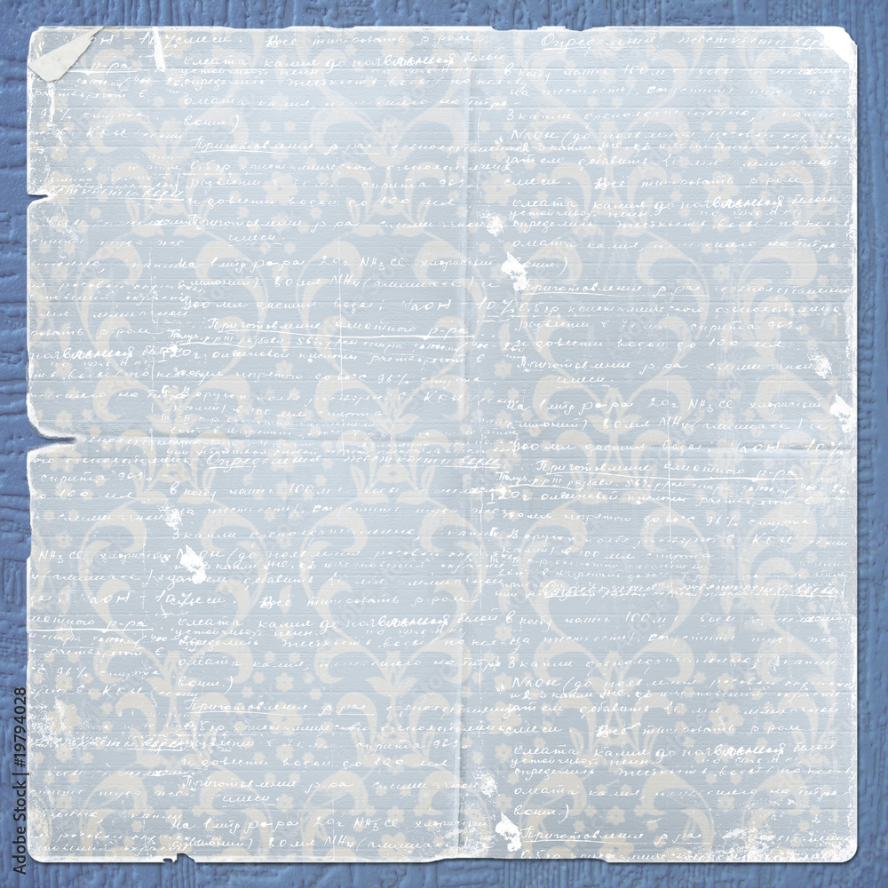 Alienated paper for design with letter on the abstract backgroun Alienated paper for design with letter on the abstract backgroun