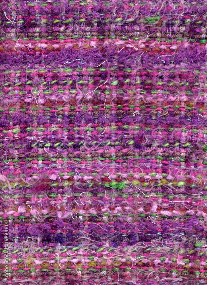 Hand woven violet mohair shawl, high resolution Hand woven violet mohair shawl, high resolution