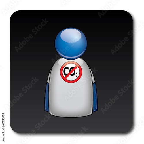 Icono camiseta prohibido CO2