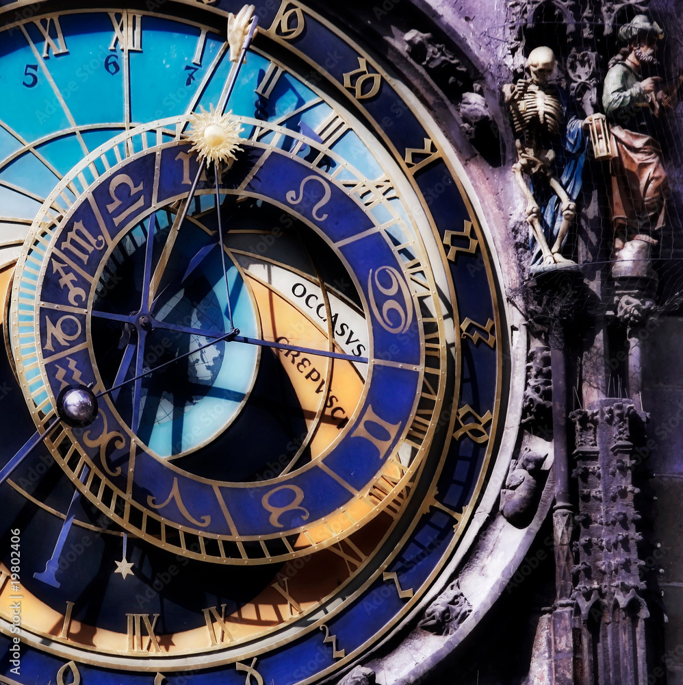 Naklejka premium Astronomical clock in Prague