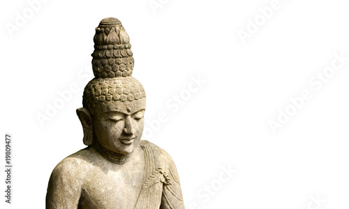 Statue Buddhismus freigestellt