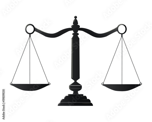 scale justice vector