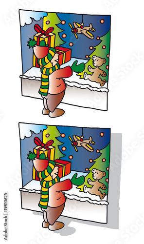 Vitrine Noël