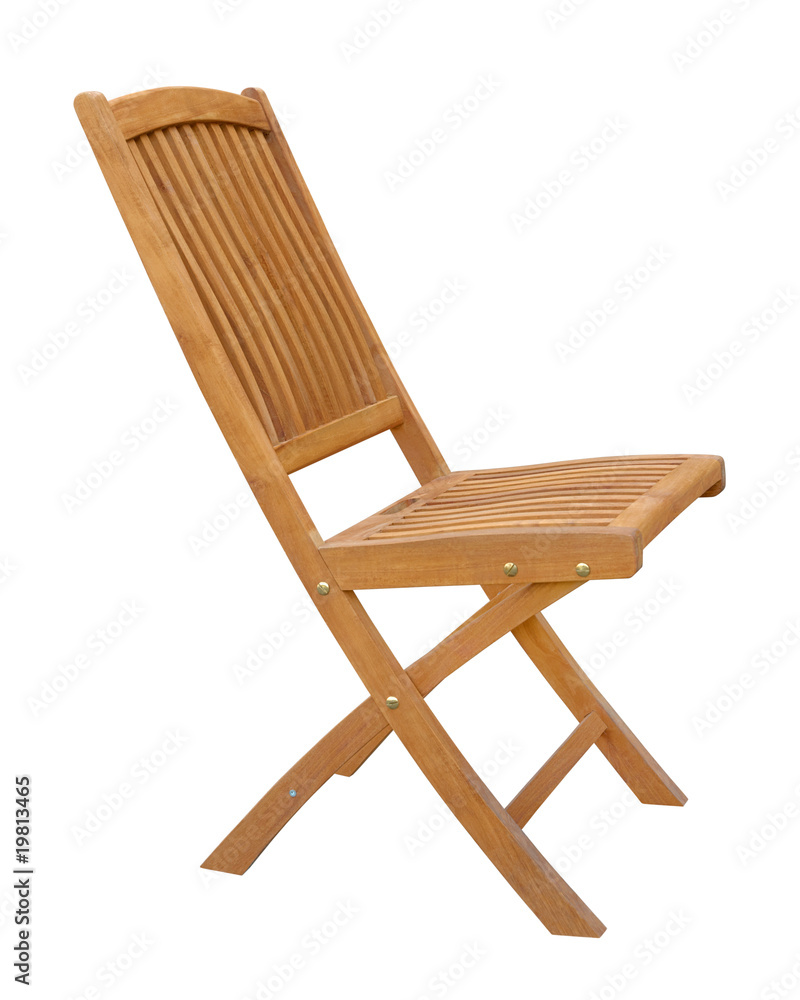Wooden chair cutout