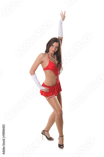 Fotografía beautiful go-go girl dancing