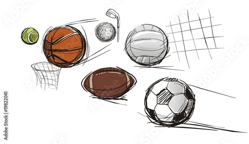 Balls for different kinds of sports
