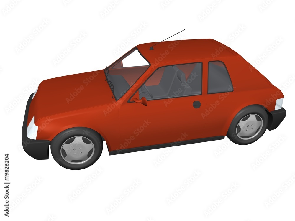 Fototapeta premium small car