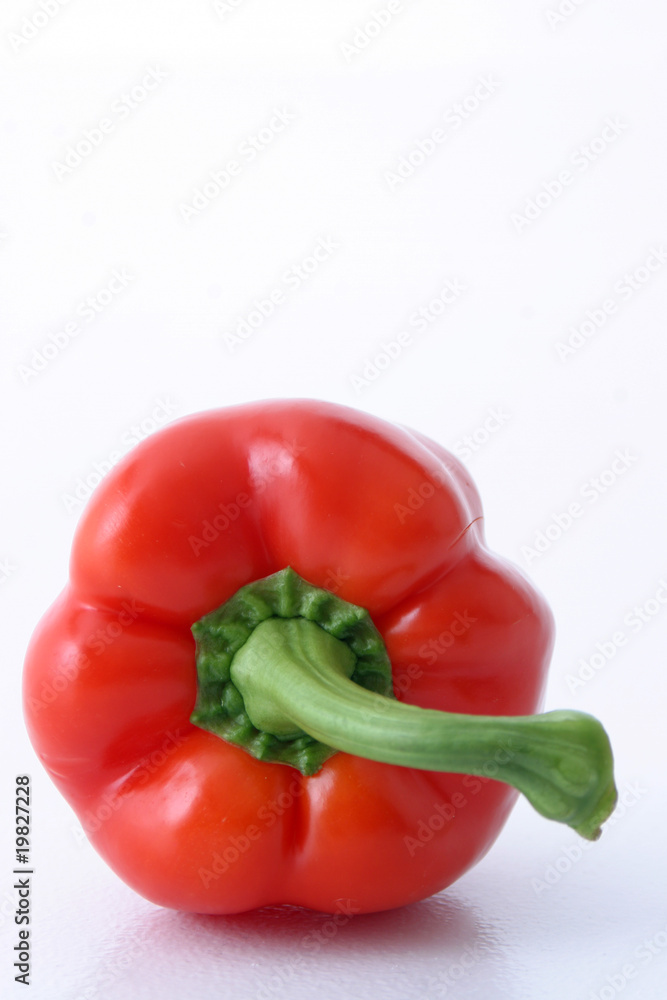 Bell pepper on white Bell pepper on white