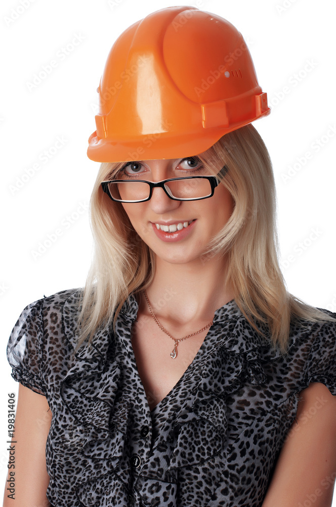 The charming girl the builder The charming girl the builder