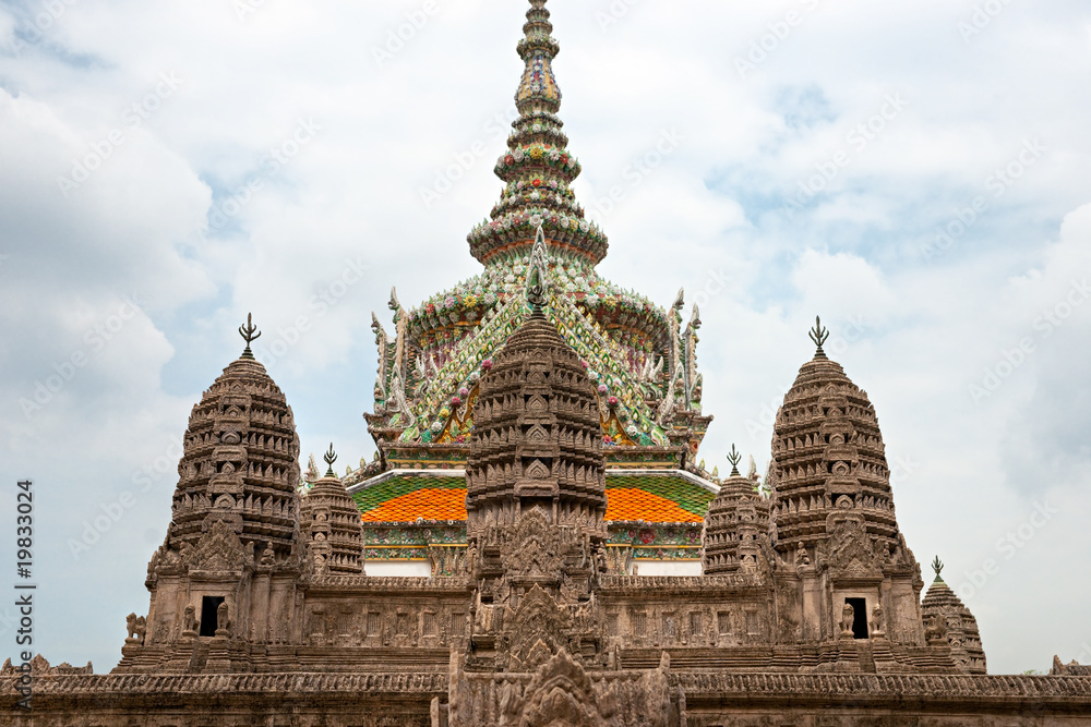 Fototapeta premium Wat Phra Kaeo Temple, bangkok, Thailand..