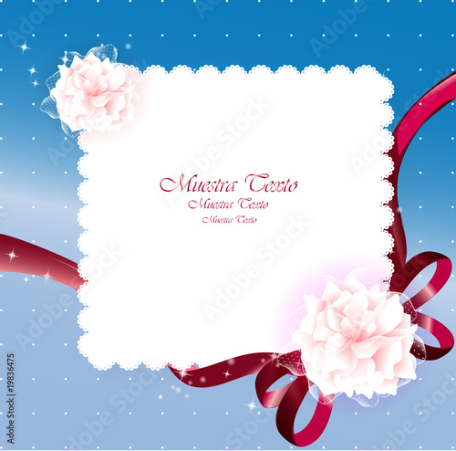 Tarjeta Floral Rosas