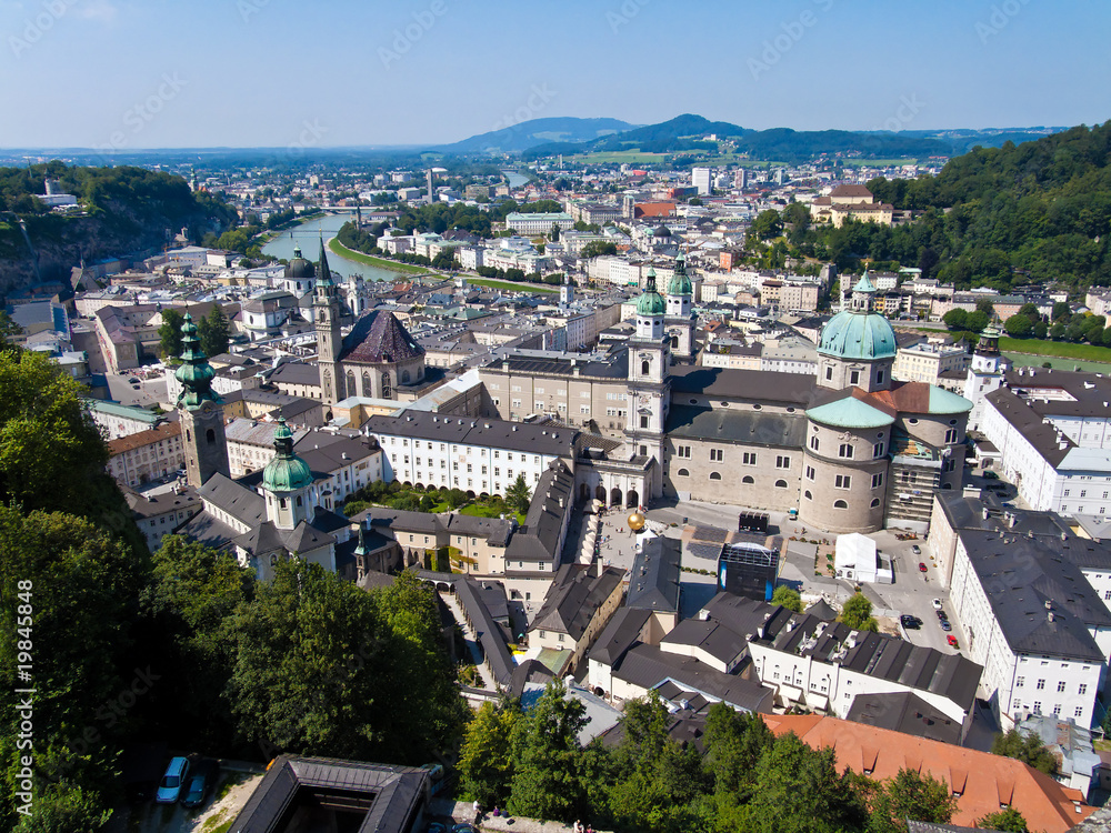 Austria, Salzburg, City View