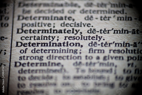 Definition of Determination