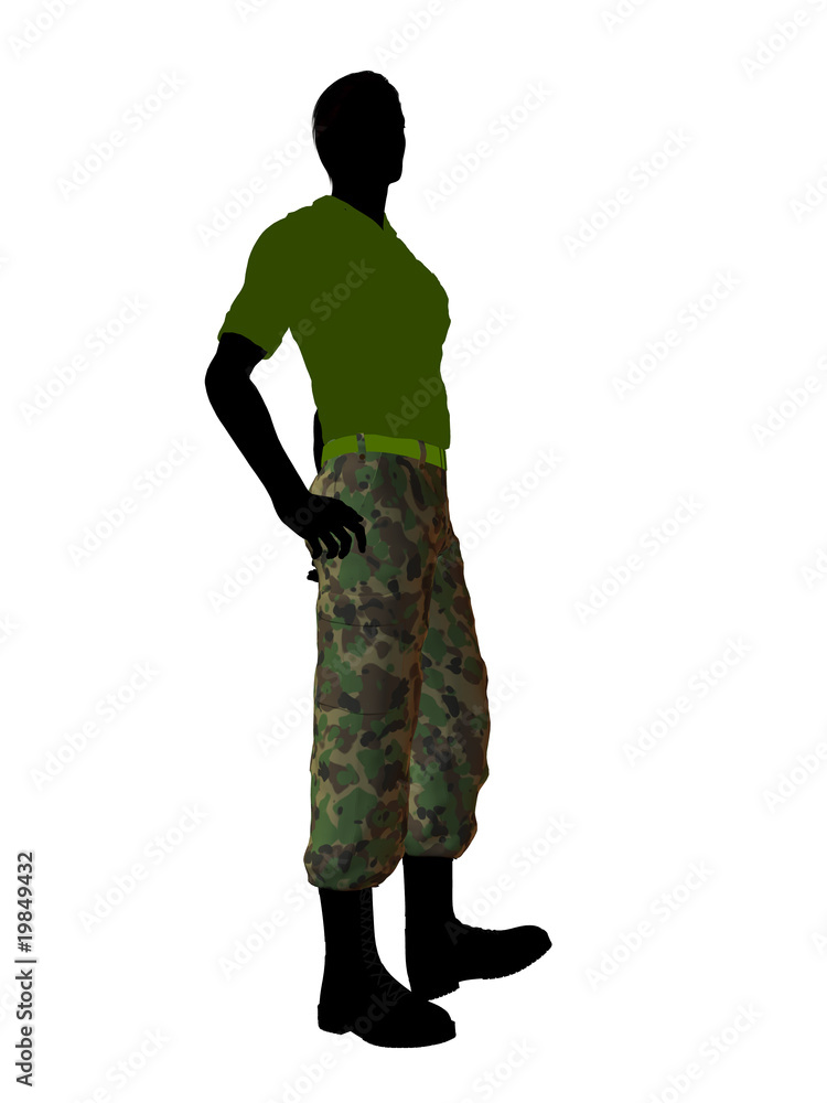 Male Soldier Illustration Silhouette Male Soldier Illustration Silhouette