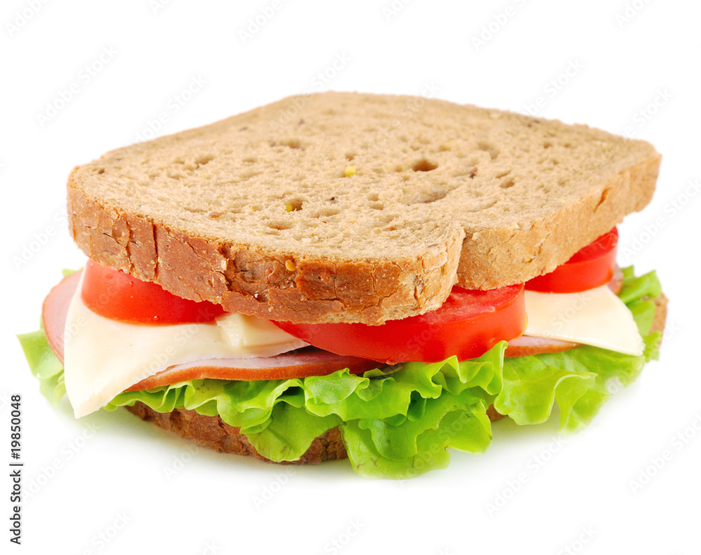 sandwich isolated on white sandwich isolated on white