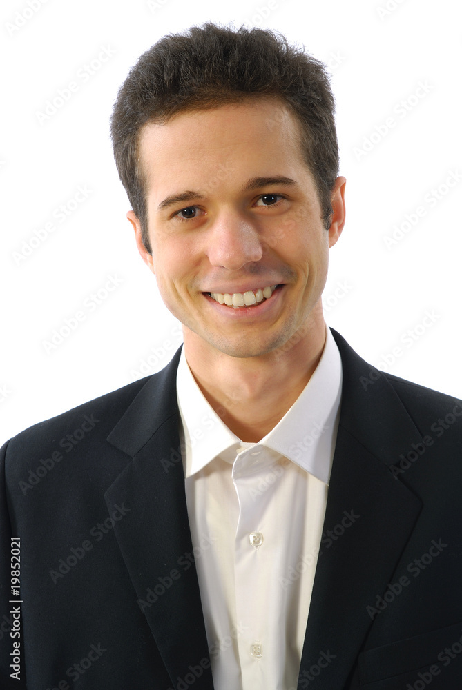 jeune cadre souriant jeune cadre souriant