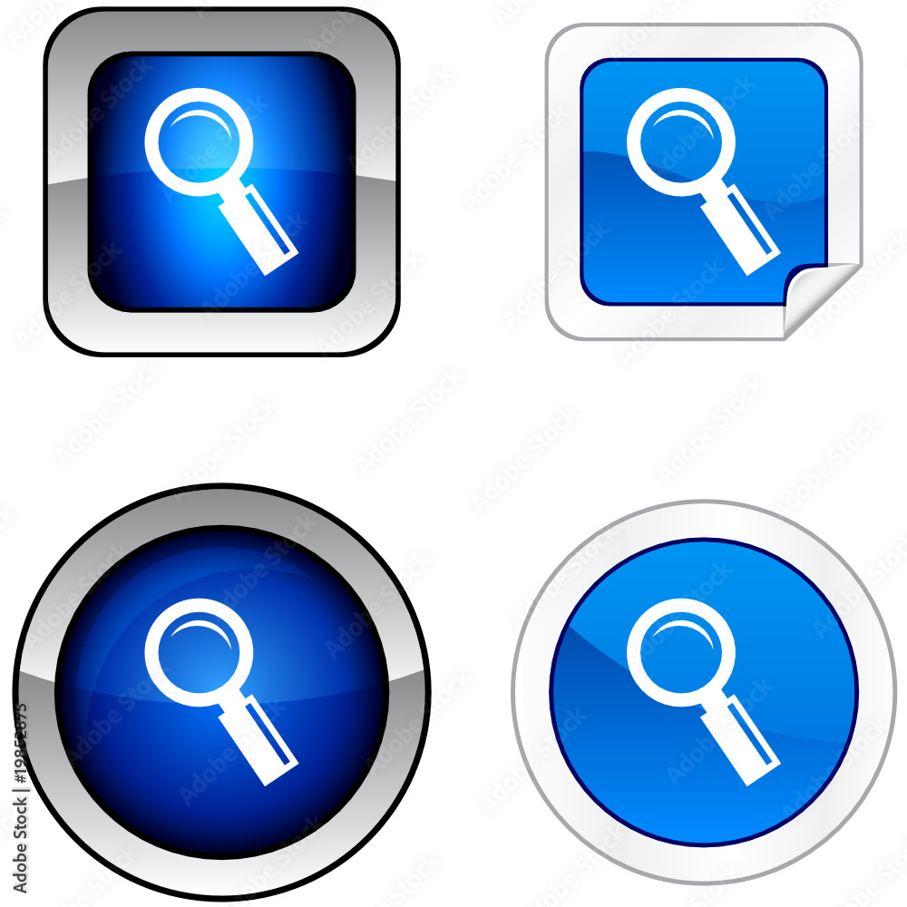 Searching web buttons. Vector illustration Searching web buttons. Vector illustration