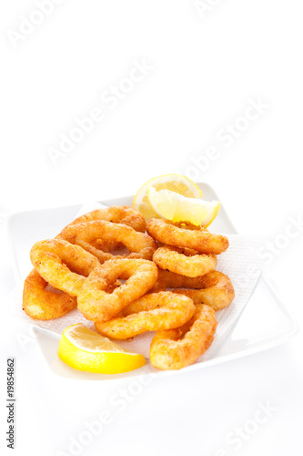 tasty fried calamari