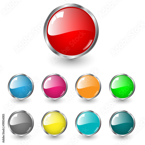 Glossy blank web buttons Free Download Glossy blank web buttons - GFXLoad
