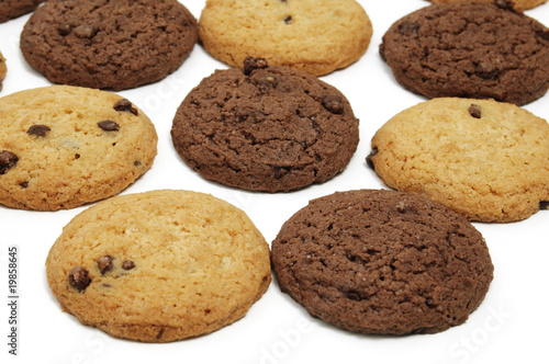 closeup of a pile of a cookies