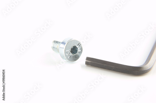 Cap Head Screw and Hexagon Wrench