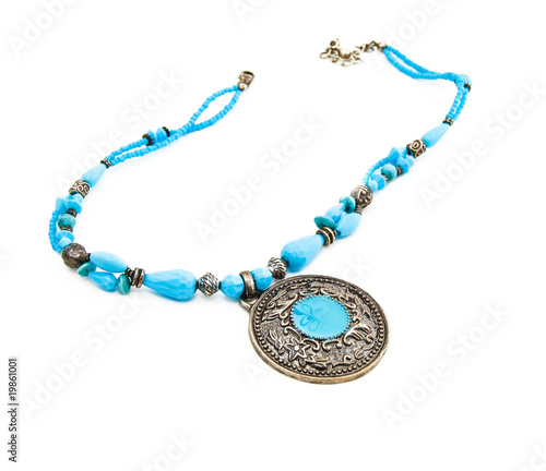 Costume jewellery from turquoise
