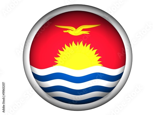 Free Download National Flag of Kiribati | Button Style | - GFXLoad