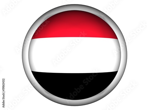 Free Download National Flag of Yemen | Button Style | - GFXLoad