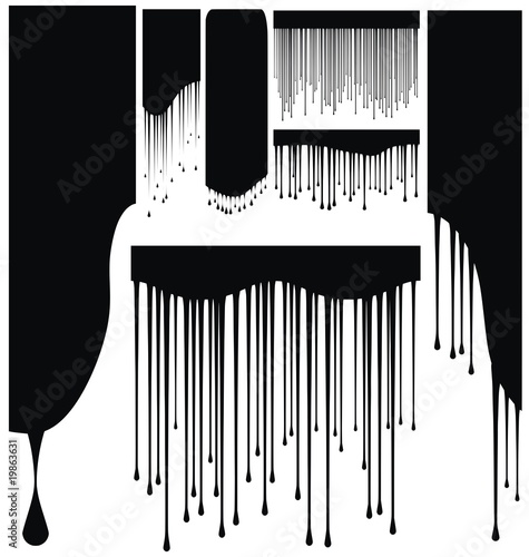 excellent high quality various shape drips vector illustration