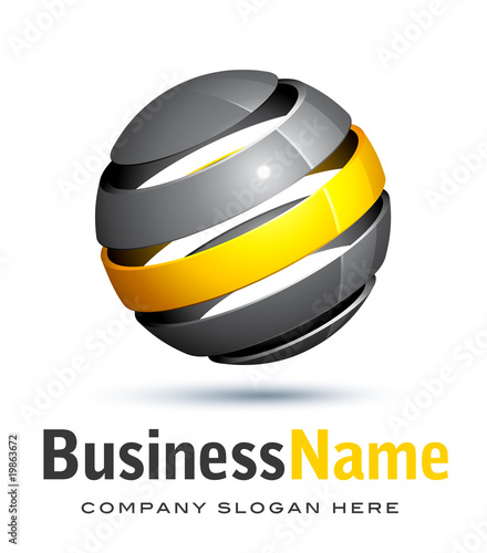 Business logo design 3D