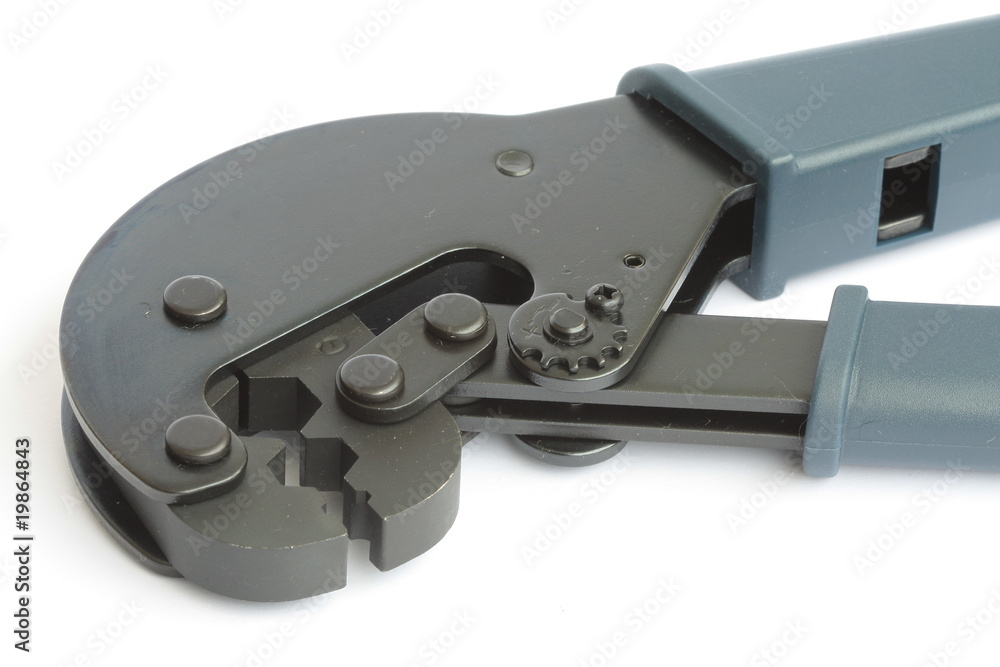 Obraz premium Tool for mounting tv cable connector