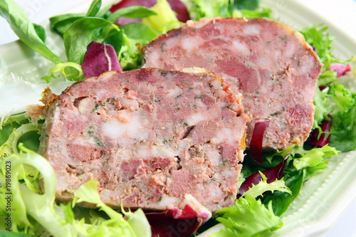 Принти на полотні Tranches de pâté tradition